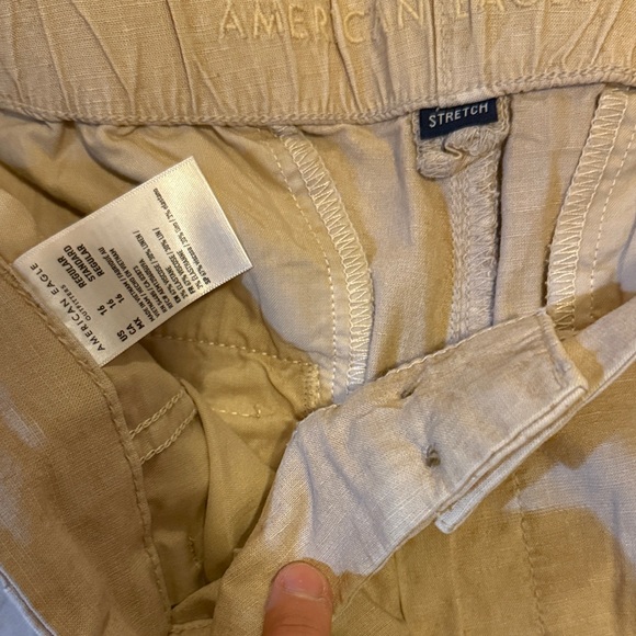 American Eagle Outfitters Beige Stretch Pants - Picture 2 of 3
